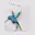 Donkerblauw, Groen