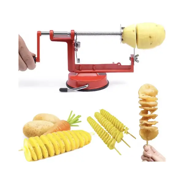 Chpn Aardappelschiller - Appelschiller - Aardappel Twister Spiraalsnijder Schiller - Spiralizer Potato Slicer Wordt Aardappelschiller - Chipsmaker - thumbnail