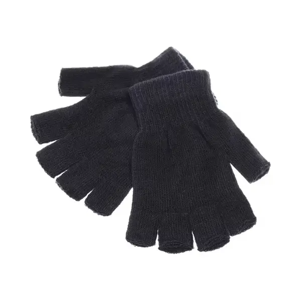 Vingerloze Handschoen - Donkergrijze Handschoenen - One Size (valt Klein) - Grijze Handschoentjes - Chpn thumbnail