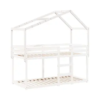 Dach Für Kinderbett Weiß 213x95, 5x144, 5 Cm Massivholz Kiefer - Vidaxl