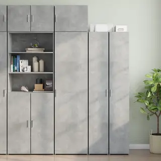 Wall Cabinet Concrete Grey 50x42.5x40 Cm Engineered Wood Vidaxl