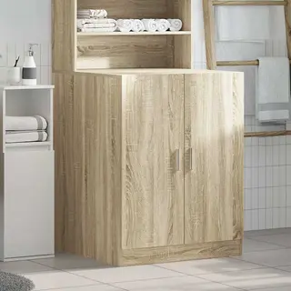 VidaXL Washing Machine Cabinet - Sonoma Oak Laundry/Bathroom Storage - Engineered Wood - 70.5 X 71.5 X 91.5 Cm - 1 Compartment, 2 Doors