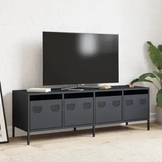 Tv Cabinet Anthracite 135x39x43.5 Cm Cold-rolled Steel Vidaxl