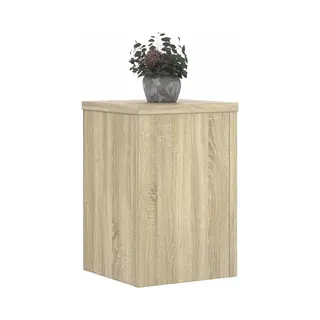 VidaXL Plantenstandaards 2 St 20x20x30 Cm Bewerkt Hout Sonoma Eiken