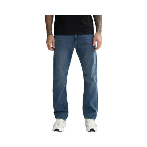 Petrol Industries Herren Loose Fit Jeans Lewis - Jeanshose - Denim - Herrenbekleidung - Blau - W28L34 thumbnail