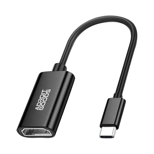 AdroitGoods Usb-C Naar Hdmi Adapter - 4K @30Hz - Zwart thumbnail