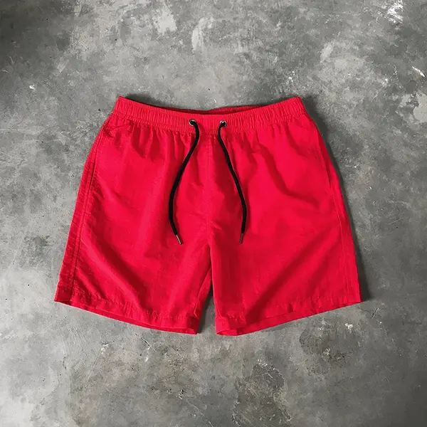 Heren Korte Broek - Rood - Maat L thumbnail