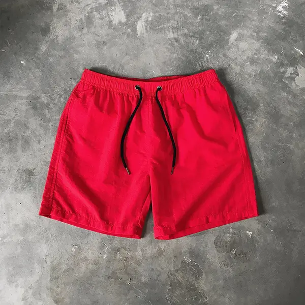 Heren Korte Broek - Rood - Maat Xxl thumbnail