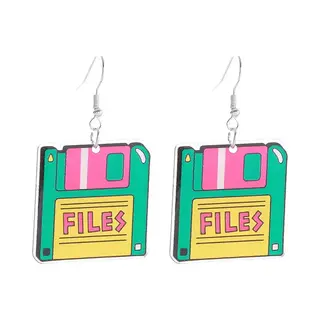 Kjg Retro Oorbellen - Floppy Disks