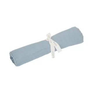 Swaddle Doek Little Dutch Pure Hydrofiel Pure Denim Blue 120x120