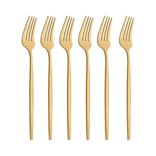 Kadirelli Dessertvork - 12 Stuks - Goud