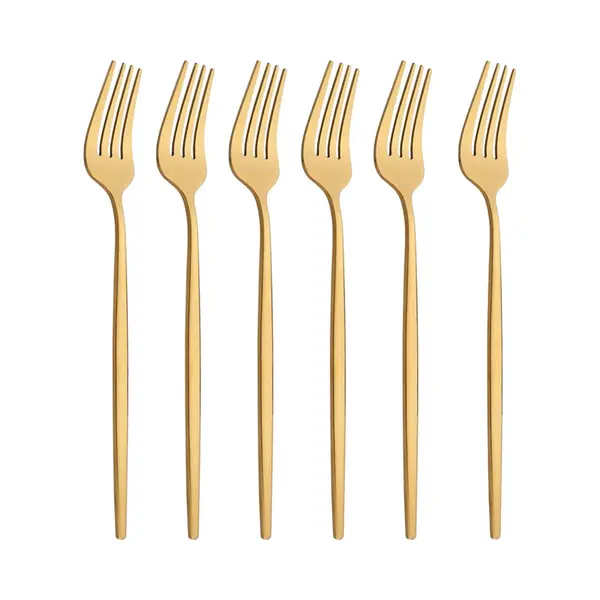 Kadirelli Dessertvork - 12 Stuks - Goud thumbnail