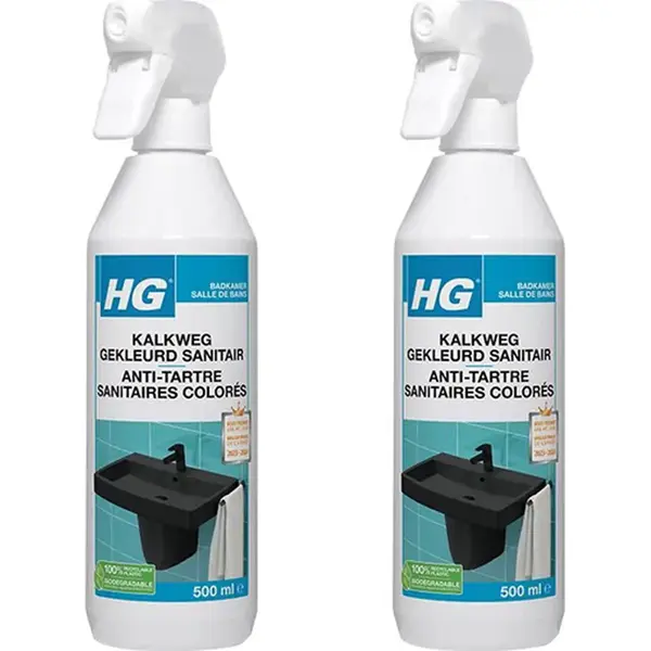 Hg Kalkweg Gekleurd Sanitair – 2-pack – Met Kd® Spons thumbnail