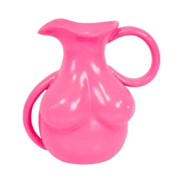 Housevitamin Vaas Kan Borsten Roze 18 Cm thumbnail