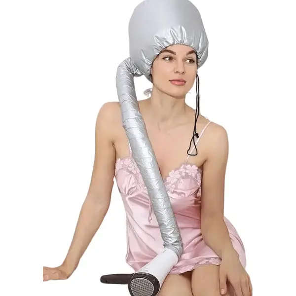 Bovista Droogkap - Haardroogkap - Haardroger - Haar Steamer - Fohn - Haarstyling - Voor Thuis - Voor Fohn - Zilver thumbnail