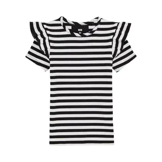 We Fashion Shirt Zwart / Wit
