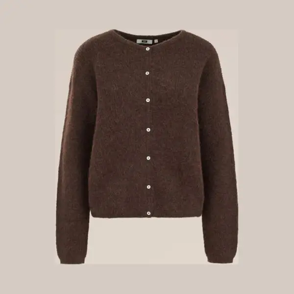 We Fashion Dames Gebreid Vest Van Wolmix thumbnail
