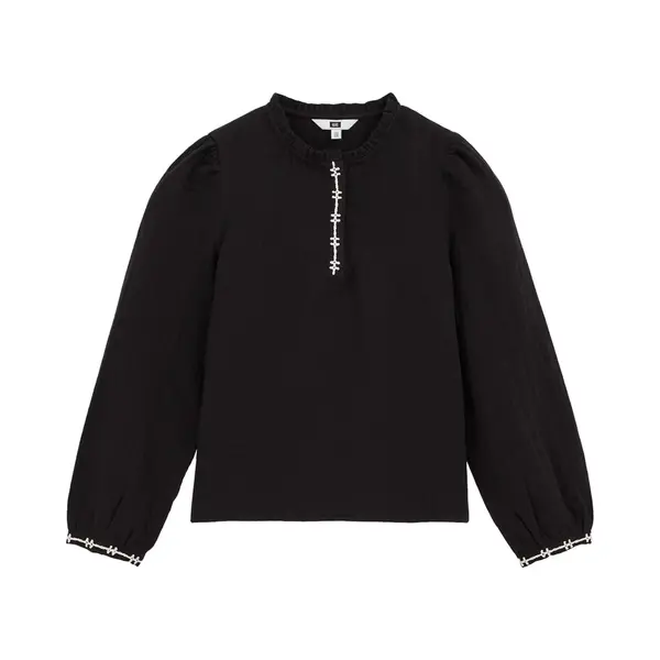 We Fashion Meisjes Blouse Met Embroideries thumbnail