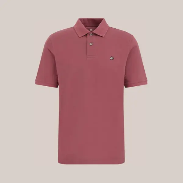 We Fashion Heren Regular Fit Polo Met Structuur thumbnail