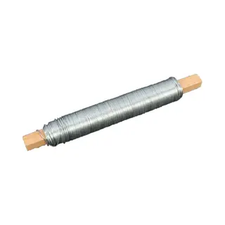 Hbx Natural Living Kerststukje Binddraad/wikkeldraad - Op Rol - Zilver - 0, 65 Mm