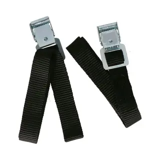 Bellatio Design Spanbanden/sjorbanden/bindriemen - 2x Stuks - Zwart - 30 Cm - Multi Toepasbaar