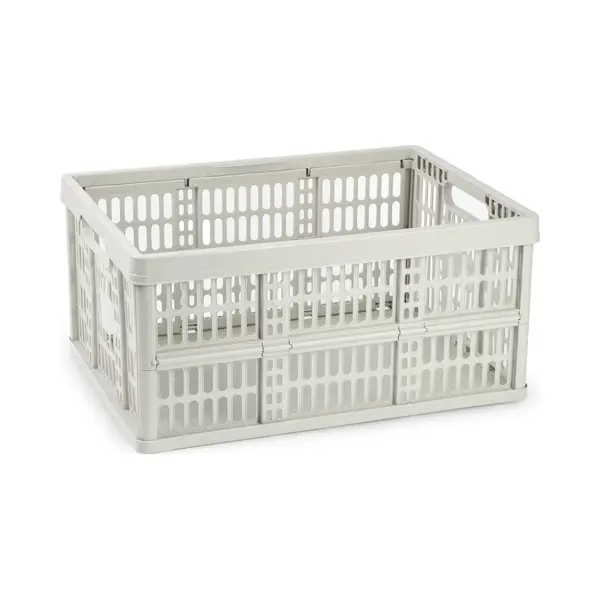 Plasticforte Opvouwbare Krat - Beige - 48 X 35 X 24 Cm - Boodschappen - 32 Liter - Kunststof thumbnail