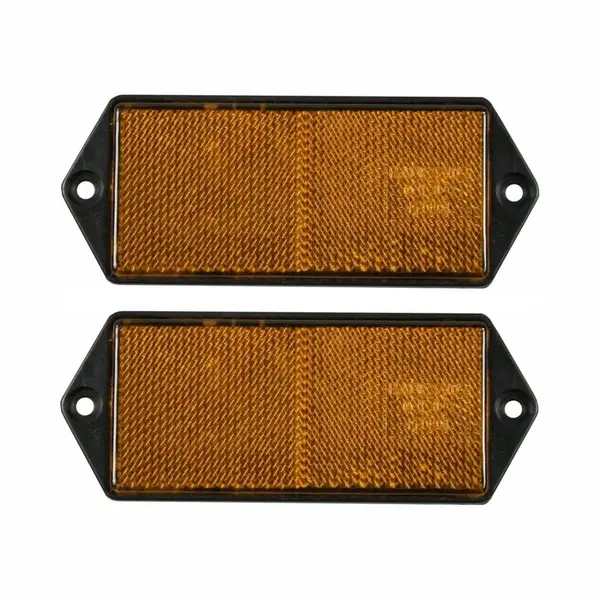 Benson Reflector - 2x - Oranje - Rechthoek - Schroefbevestiging - 100 X 45 Mm thumbnail