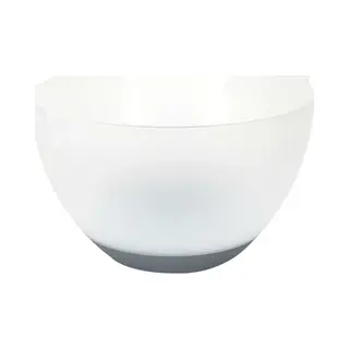 Lily Cook Beslagkom/mengkom - 3 Liter - Kunststof - Transparant/grijs - Schenktuit - Handvat - Keuken - Met Antislip Bodem