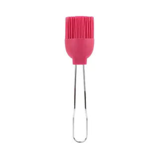 Lily Cook Bakkwasten - Siliconen/metaal - Flexibel - Invetten - Invetkwast - 22 Cm - Roze