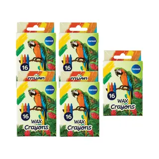 Centrum Waskrijtjes - 80x - Gekleurd - 9 Cm - Speelgoed/knutselen - Wax Krijtjes - Wascokrijtjes