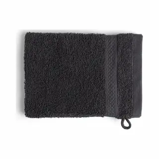 DoubleDry Hotel Washandjes 16 X 21 Cm – Set Van 6 – 100% Katoen 500 G/m2 – Zacht & Absorberend - Antraciet