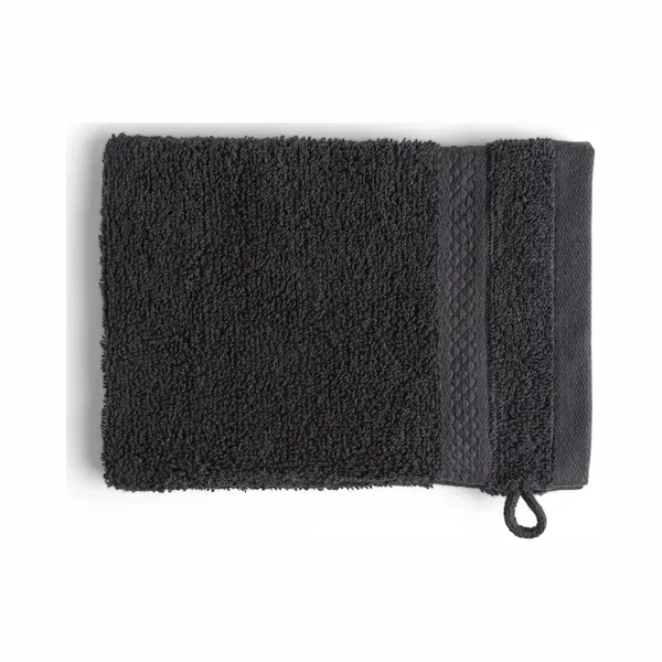 DoubleDry Hotel Washandjes 16 X 21 Cm – Set Van 6 – 100% Katoen 500 G/m2 – Zacht & Absorberend - Antraciet thumbnail