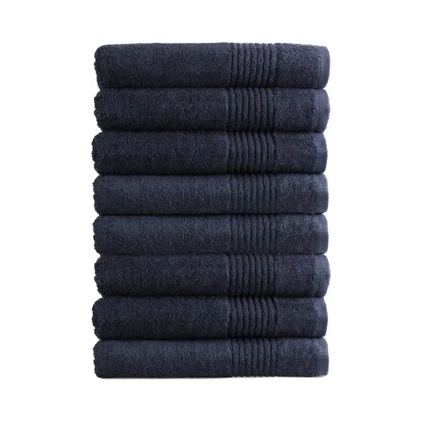 Outlet Badtextiel - Set Van 8 - Badlaken 70x140 - Navy thumbnail