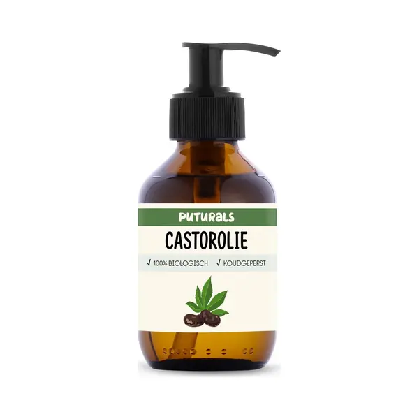 Puturals Castor Olie 100% Biologisch - 150ml - Koudgeperst En Hexaanvrij - Castor Olie Als Wimperserum, Haarolie En Huidolie - Rijk Aan Vitamine E En thumbnail