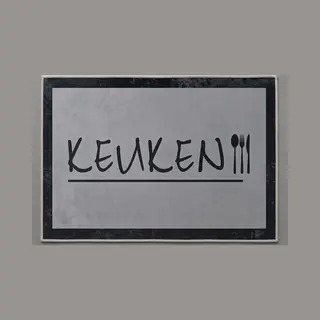 De Groen Home Vloerkleed 80x120cm - Knus Koken Collectie - Keukenloper - Halloper - Wasbaar Antislip Zacht Tapijt