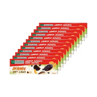 Damhert | Zonder Suikers | Orange Soft Cakes | 12 Stuks | 12 X 140 G