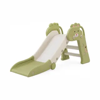 Bambini Glijbaan - Glijbaan Peuter - Glijbaan Buiten - Glijbaan Binnen - Speeltoestel - Opvouwbaar - Groen