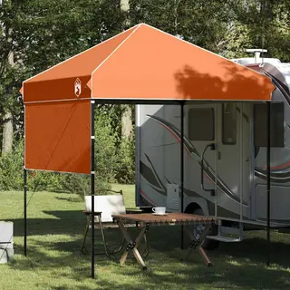 Pop-up Pavillon Zelt Orange 200 X 200 Cm Stoff Vidaxl