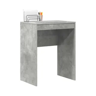 VidaXL Schreibtisch Beton Grau 60 X 40 X 76 Cm, Wohnzimmer, Moderner Schreibtisch Für Zuhause, Kompakt, Langlebiges Schreiben, Minimalist Für