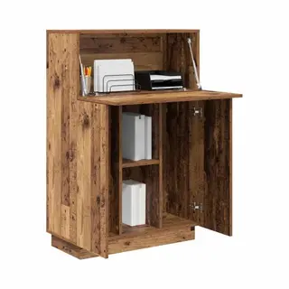 VidaXL Schreibtisch Altholz 71, 5 X 31, 5 X 106, 5 Cm Holzwerkstoff, Moderner Rechteckiger Schreibtisch, Kompakter Home-Office-Arbeitsplatz,
