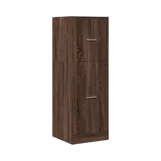 Apothecary Cabinet Brown Oak 40x41x118 Cm Engineered Wood Vidaxl