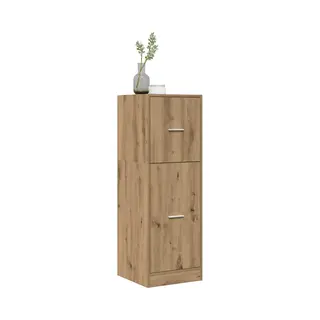 Apothecary Cabinet Artisian Oak 40x41x118 Cm Engineered Wood Vidaxl