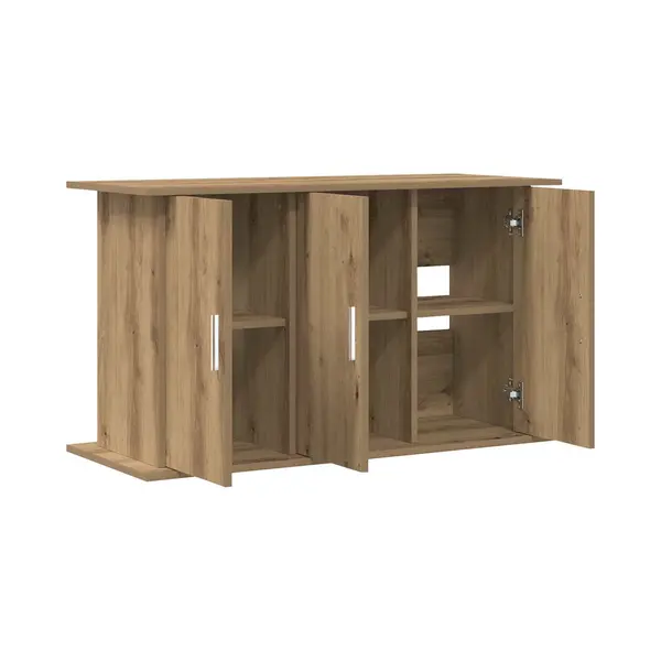 VidaXL Aquarium Stand/artisan Oak Fish Tank Cabinet - Engineered Wood With Storage - 101x41x58 Cm thumbnail