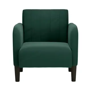 Sessel Mit Armlehnen Dunkelgrün 54 Cm Samt Vidaxl515585