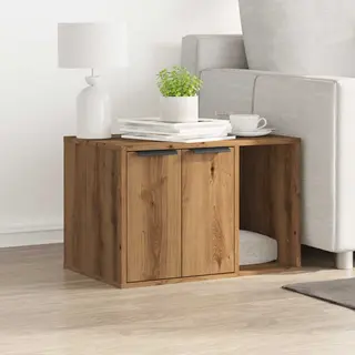 Vidaxl Katzenklo Artisan-eiche 60x40x40 Cm Holzwerkstoff