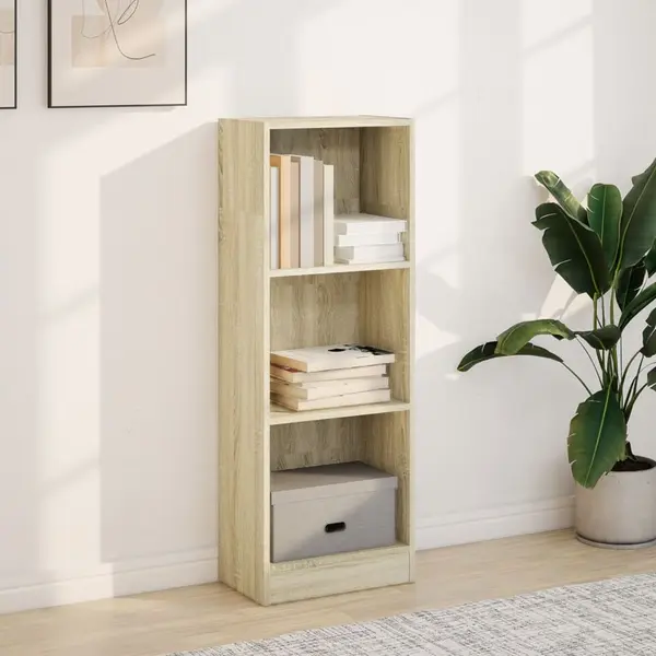 VidaXL Bücherregal Sonoma-Eiche 40x24x109 Cm Holzwerkstoff thumbnail