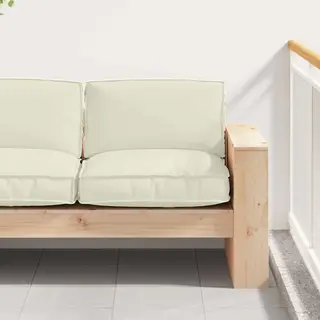 Palettkissen Für Geeigneten Sitz Creme 80 X 80 X 12 Cm Vidaxl