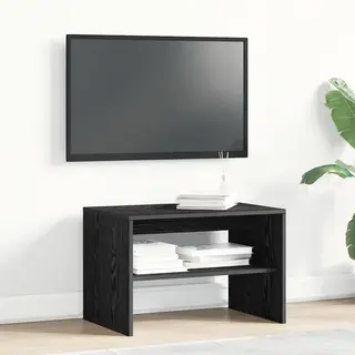 VidaXL Tv-Schrank Schwarz Eichen-Optik 60x40x40 Cm Holzwerkstoff, Tv-Möbel, Fernsehtisch, Medienschrank, Fernsehschrank, Tv-Konsole, Tv-Bank,