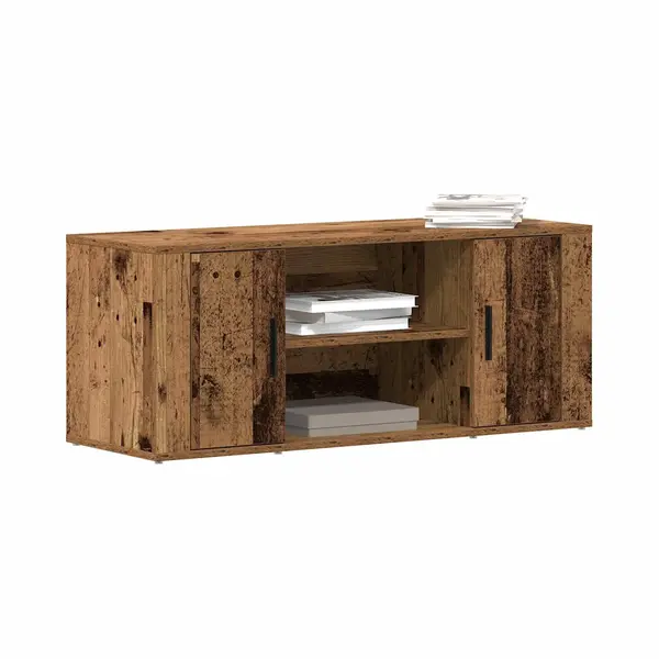 Vidaxl - Tv Cabinet Old Wood 100 X 35 X 40 Cm Engineered Wood thumbnail