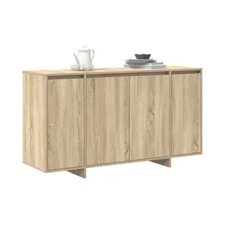 Sideboard Sonoma Oak 135 X 41 X 69 Cm Engineered Wood Vidaxl